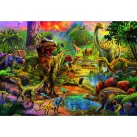 thumb-Land of dinosaurs  -  jigsaw puzzle of 1000 pieces-2