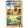 Educa WOOD: Animal friends - 2 x 50 pieces