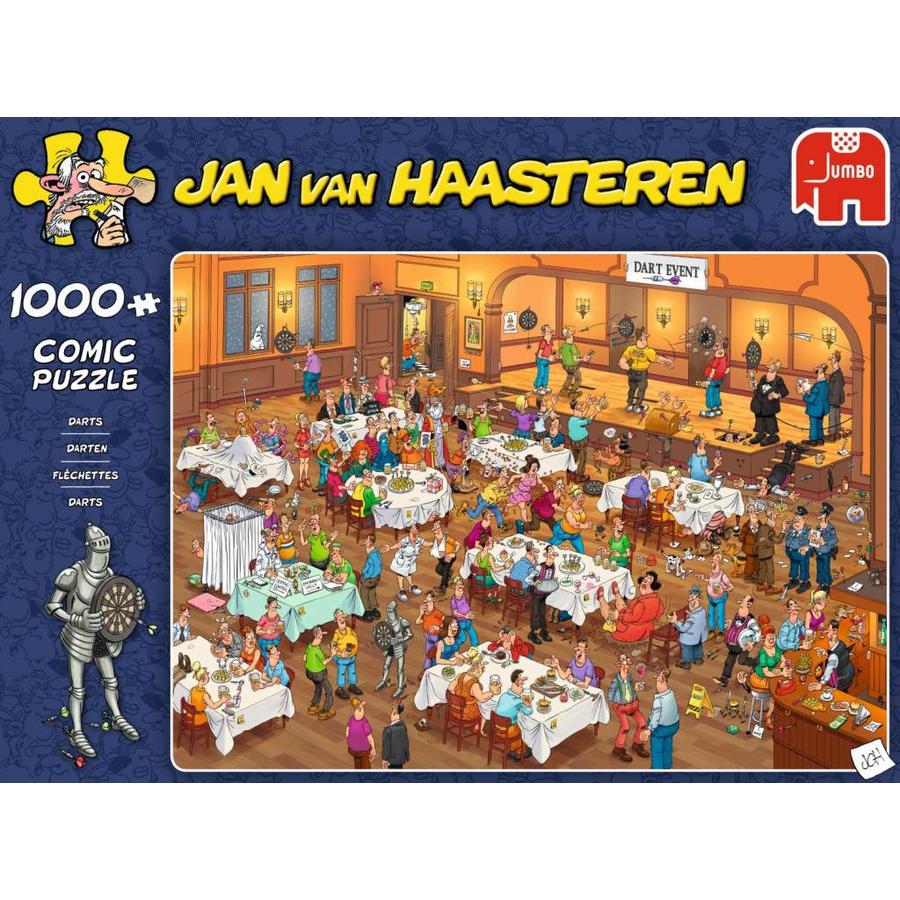 Darts - JvH - 1000 pieces  - Jigsaw Puzzle-1