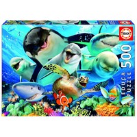 thumb-Underwater Selfies -  jigsaw puzzle of 500 pieces-1