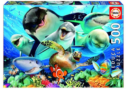  Educa Underwater Selfies - 500 pieces 