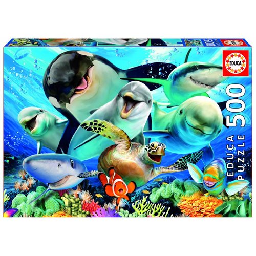  Educa Underwater Selfies - 500 pieces 