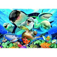 thumb-Underwater Selfies -  jigsaw puzzle of 500 pieces-2