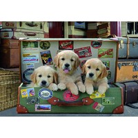 thumb-Des chiots dans les bagages - puzzle de 500 pièces-2