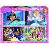 Educa Disney Princesses - 4 puzzles of 50 / 80 / 100 / 150 pieces