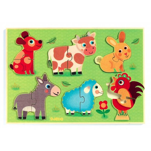  Djeco Cuckoo cow - 12 pieces 