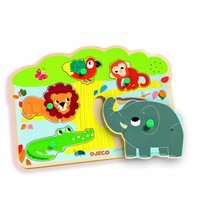 Sound puzzle - The Zoo - 5 pieces