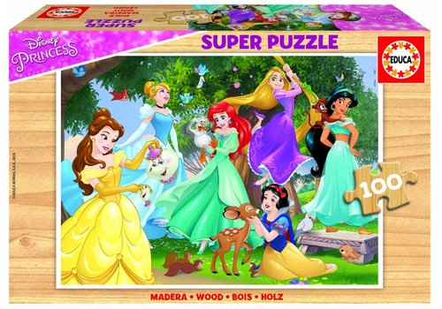  Educa BOIS: Disney Prinsessen - 100 pièces 