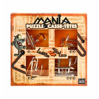 thumb-Mania Puzzles  - Orange - 4 casse-têtes métalliques dans la boîte-1