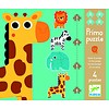 Djeco Animaux de la jungle - 4 puzzles - 3, 4, 5 et 6 bits