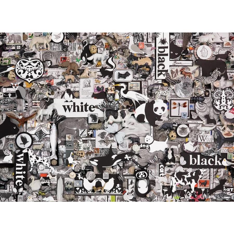 Noir/blanc - puzzle de 1000 pièces-1