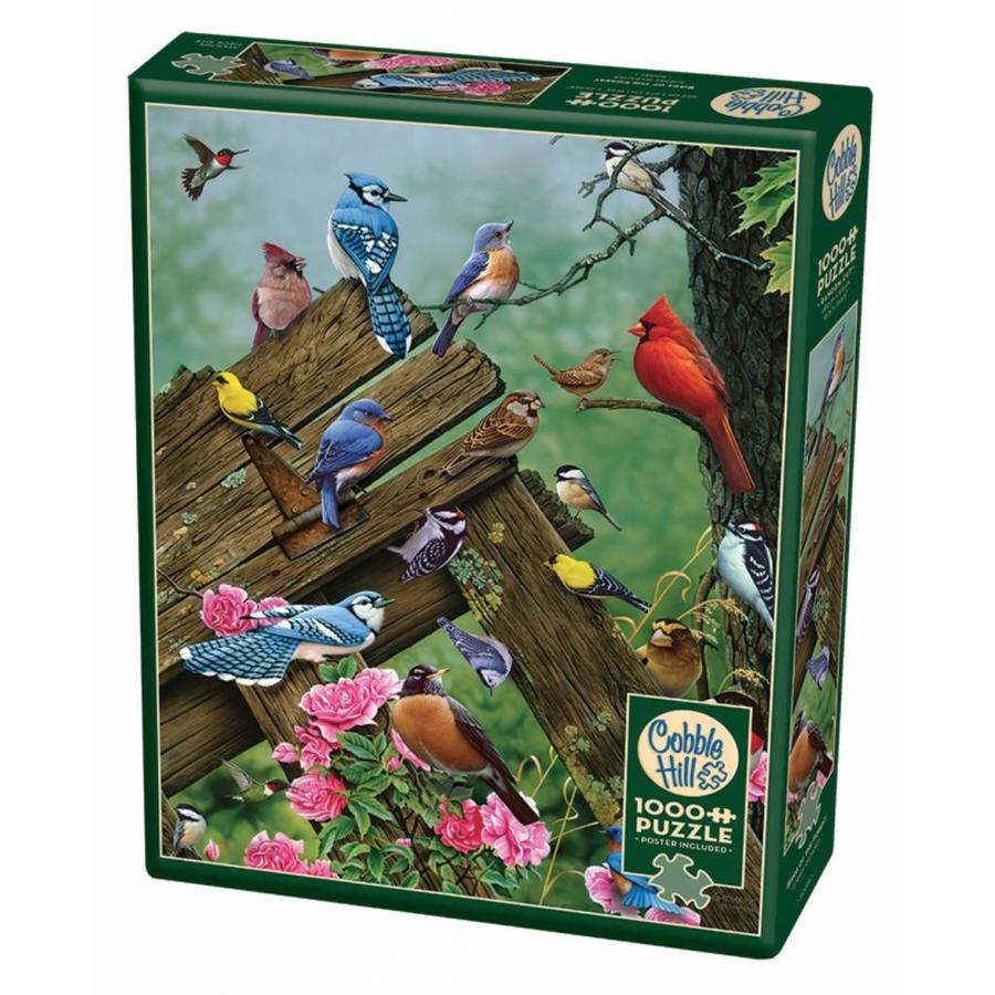 Les oiseaux dans le forêt - puzzle de 1000 pièces-2