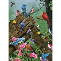 thumb-Les oiseaux dans le forêt - puzzle de 1000 pièces-1