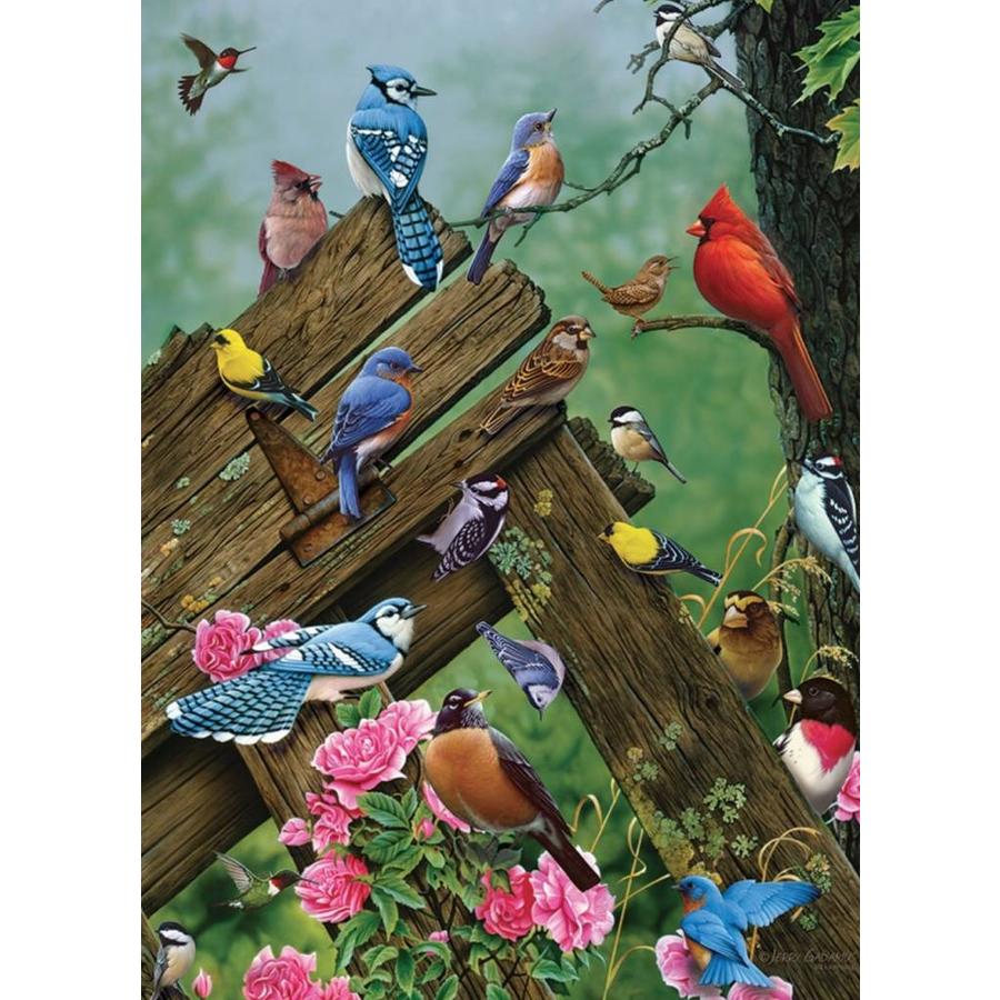 Les oiseaux dans le forêt - puzzle de 1000 pièces-1