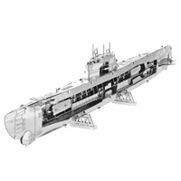thumb-U-boat type XXI - 3D puzzel-2