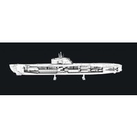 thumb-U-boat type XXI - puzzle 3D-1