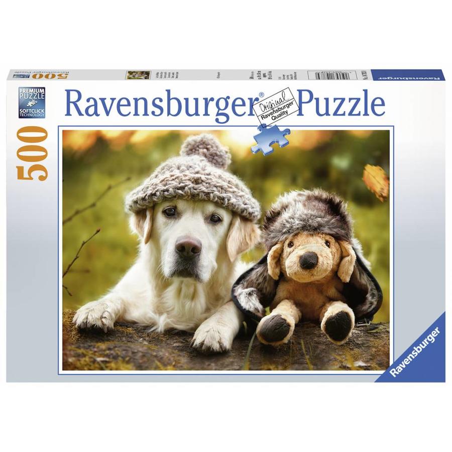 Ravensburger Chien Avec Bonnet 500 Pièces