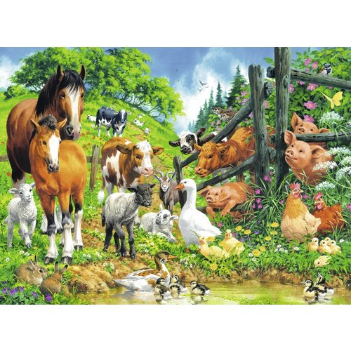  Ravensburger Animal meeting - 100 pieces 