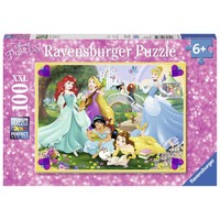 thumb-Princesses in the garden - puzzle of 100 pieces-2