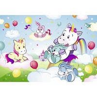 thumb-Fairy-tale unicorns - 2 puzzles of 24 pieces-2