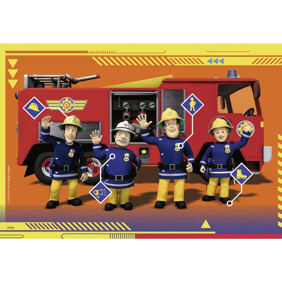 Sam the Fireman in action  - 2 puzzles of 24 pieces-2