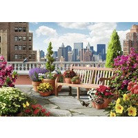 thumb-Rooftop Garden - 500 XXL pieces - jigsaw puzzle-1