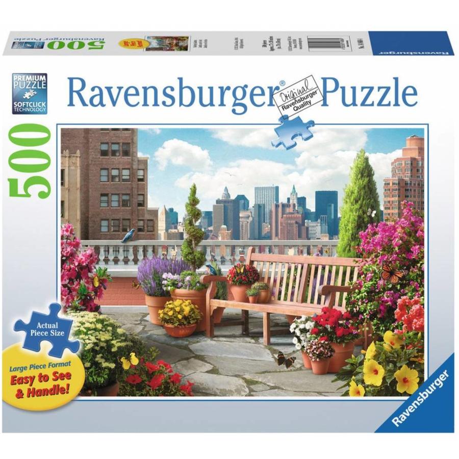 Rooftop Garden - 500 XXL pieces - jigsaw puzzle-2