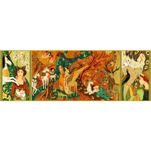 Djeco The unicorns garden - 500 pieces   Djeco The unicorns garden - 500 pieces
