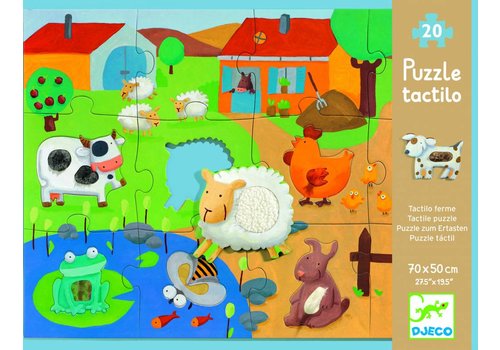  Djeco Puzzle farm - 12 pieces 