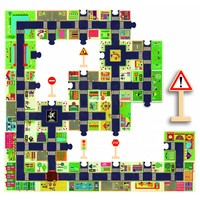 thumb-Build your city yourself - a puzzle of 24 pieces and 5 traffic signs-2