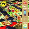 Djeco Build your city yourself - a puzzle of 24 pieces and 5 traffic signs