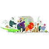 Djeco The giant-sized animal parade - 36 pieces of puzzle