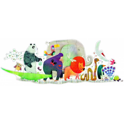  Djeco The giant-sized animal parade - 36 pieces 