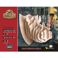 thumb-Neushoorn - Gepetto's Workshop - 3D puzzel-2