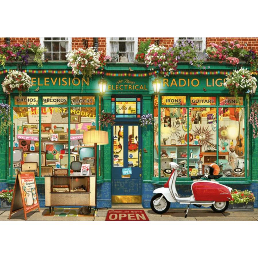 The electronics store - Garry Walton - jigsaw puzzle of 1000 pieces-1