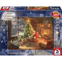 thumb-Santa Claus is here  - Thomas Kinkade - jigsaw puzzle of 1000 pieces-1