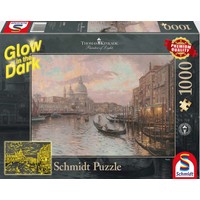 thumb-Venice - Glow in the Dark   - Thomas Kinkade - jigsaw puzzle of 1000 pieces-1