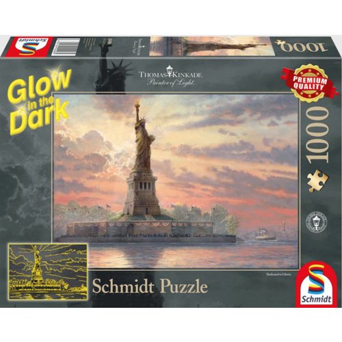  Schmidt La Statue de la Liberté - Glow in the Dark - 1000 pièces 