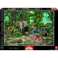 thumb-African jungle - 2000 pieces-2