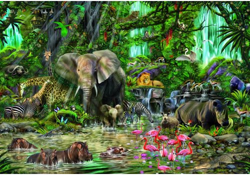 Ravensburger 16465 Animal Kingdom – Puzzle de 3000 piezas para adultos –  Cada pieza es única tecnología Softclick significa piezas que se ajustan –  Yaxa Store