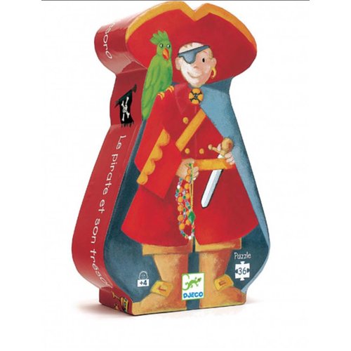  Djeco The pirate and his treasure - 36 pieces 