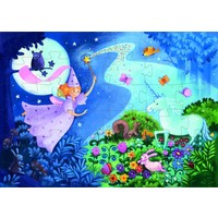 thumb-La fée et la licorne - puzzle de 36 pièces-2