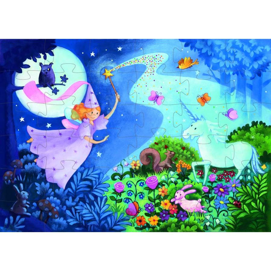 The fairy and the unicorn - puzzle of 36 pieces-2