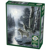 thumb-Wolves by Moonlight - puzzle of 1000 pieces-2