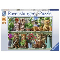 thumb-Cats on the shelf - 500 pieces-2