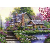 thumb-Cottage romantique - 1000 pièces-1