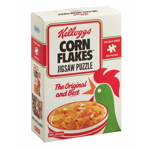  Gibsons Kellogg's Cornflakes double sided puzzle- puzzle 500 pieces 