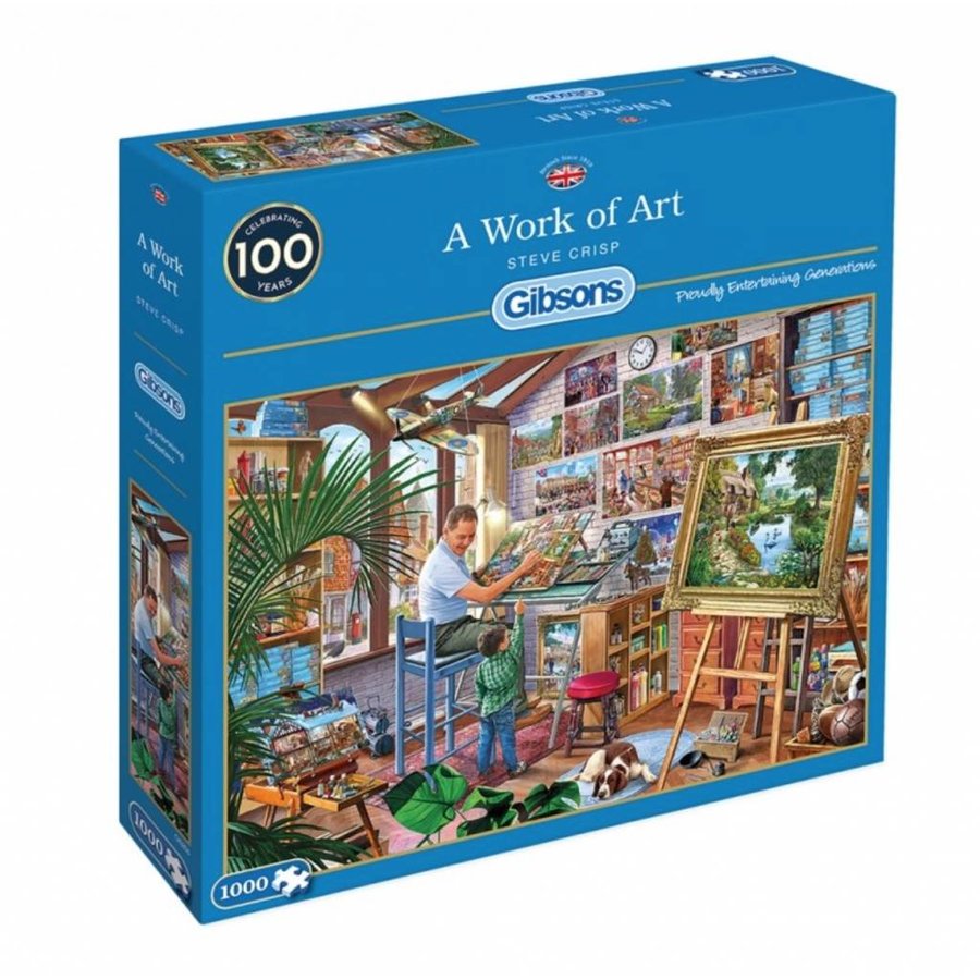 A Work of Art   - jigsaw puzzle of 1000 pieces-2