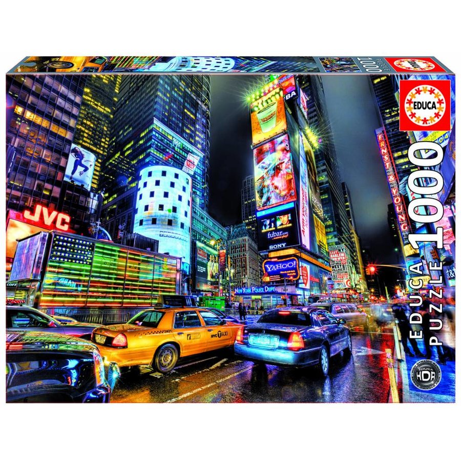 1000 Piece Jigsaw Puzzle - New York Times Square – White Mountain Puzzles