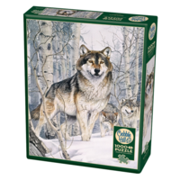 thumb-Les loups en chasse - puzzle de 1000 pièces-2